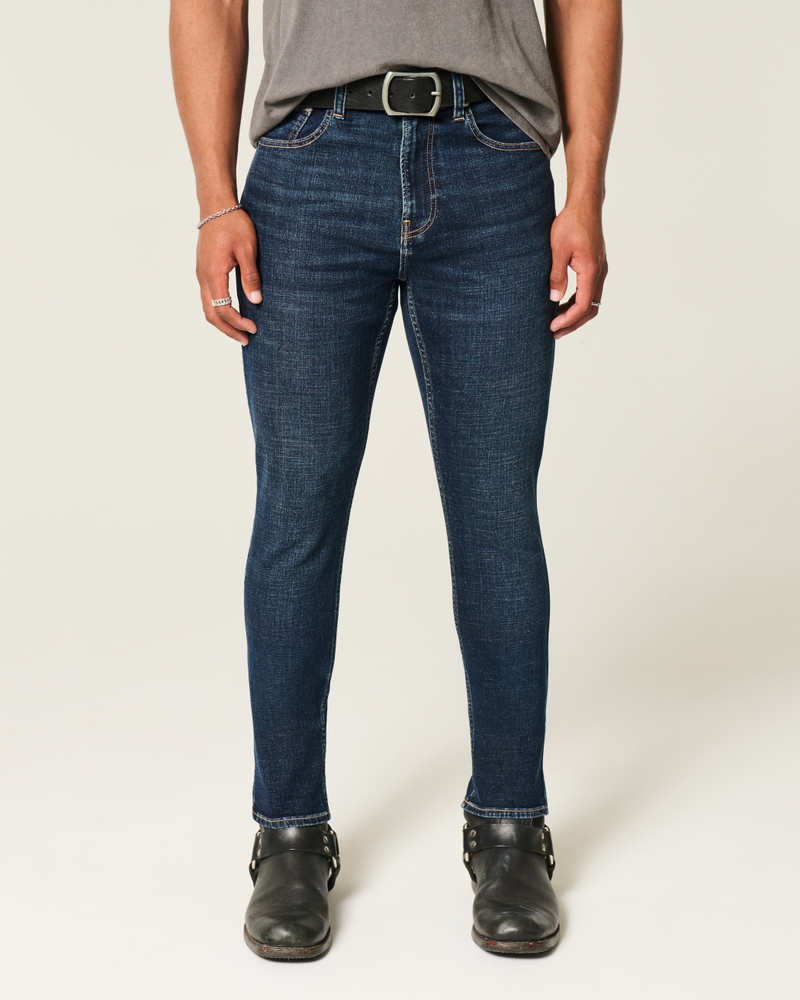 Dark Wash Athletic Skinny Jeans