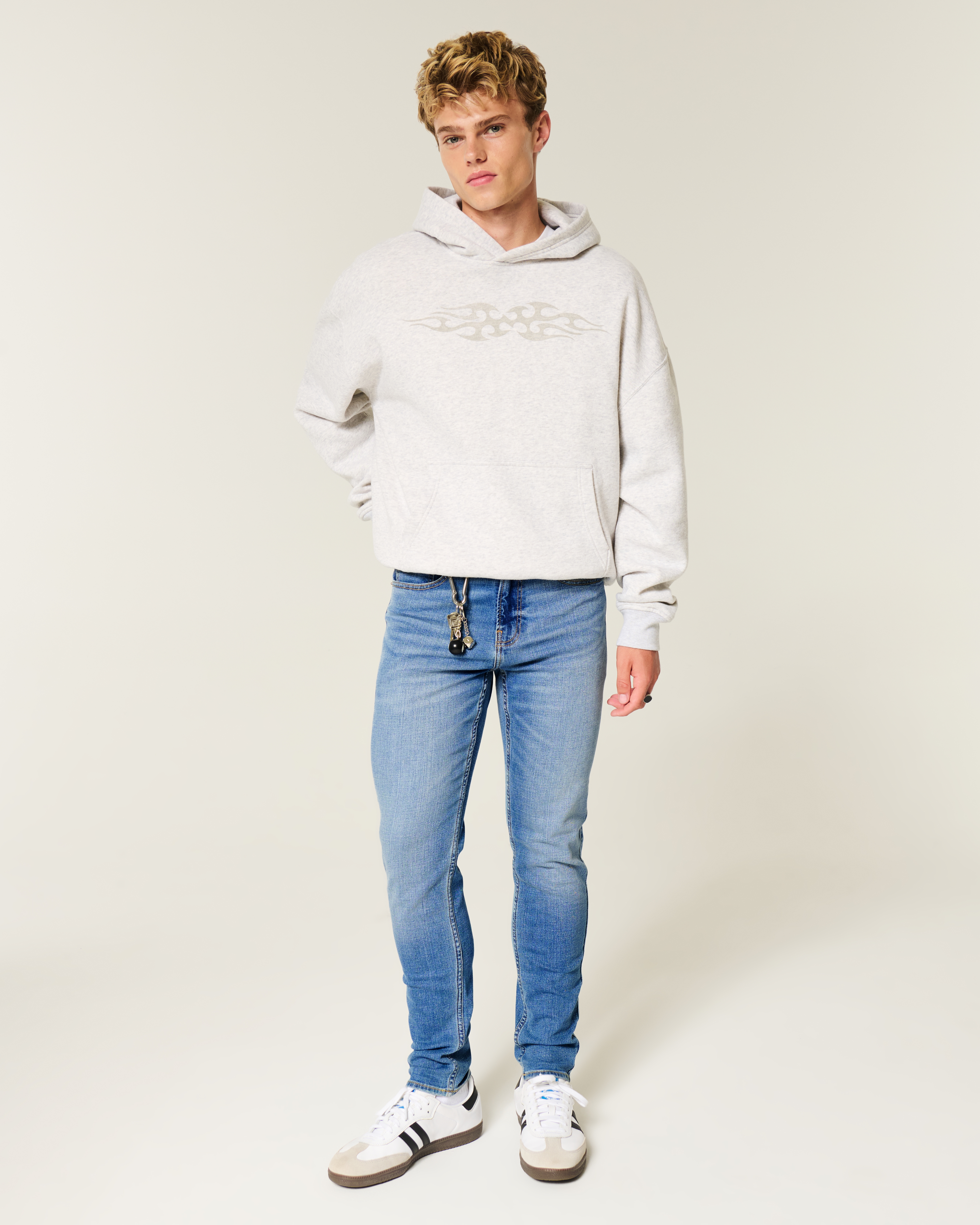 Medium Wash Athletic Skinny Jeans