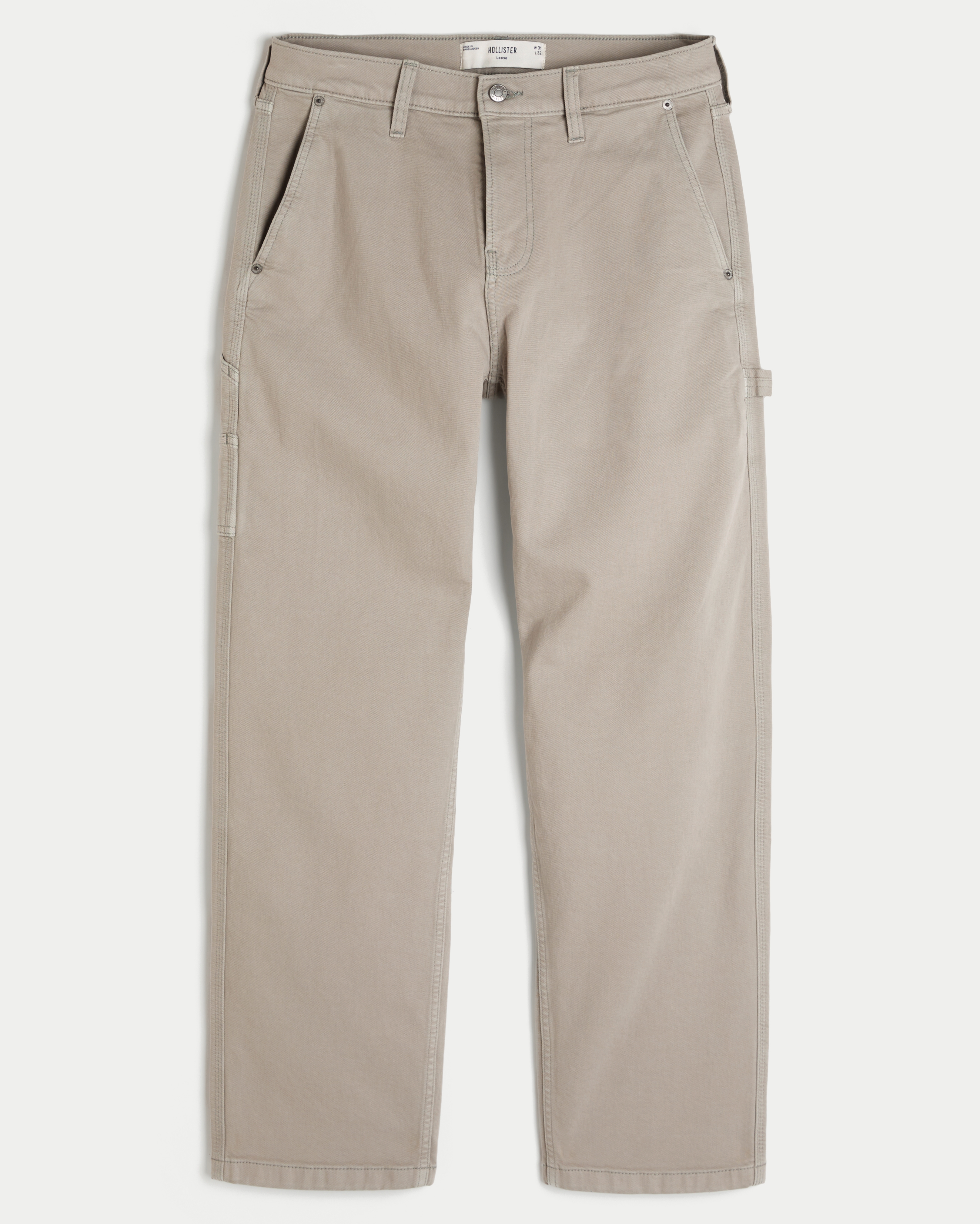 Embroidered Loose Painter Jeans
