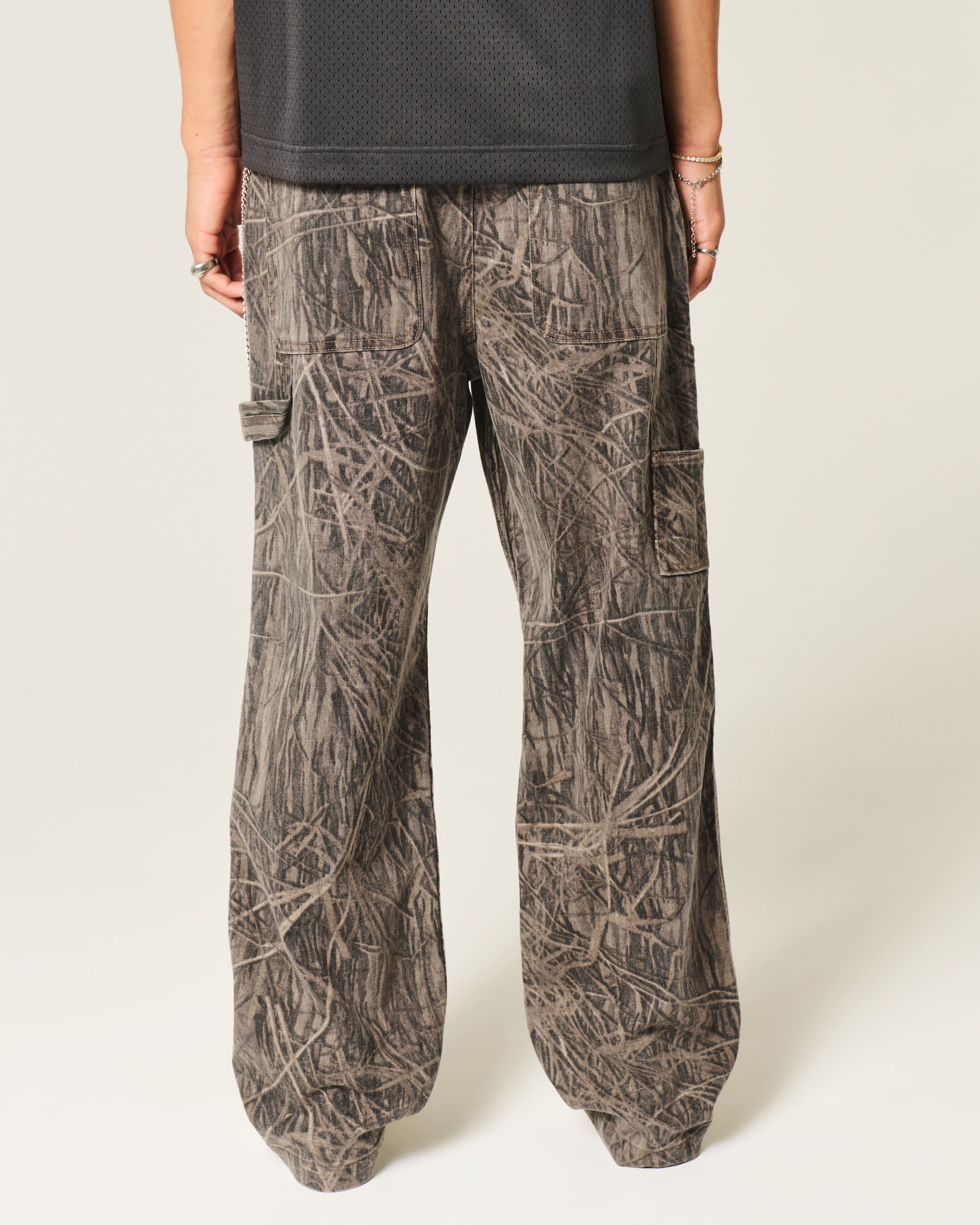 Men's Camo Baggy Painter Jeans | Men's Bottoms | HollisterCo.com