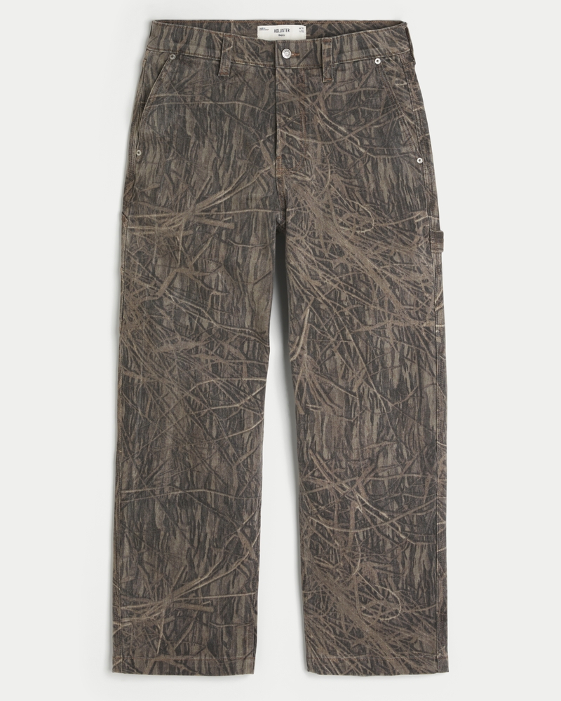 Men's Camo Baggy Painter Jeans | Men's Bottoms | HollisterCo.com
