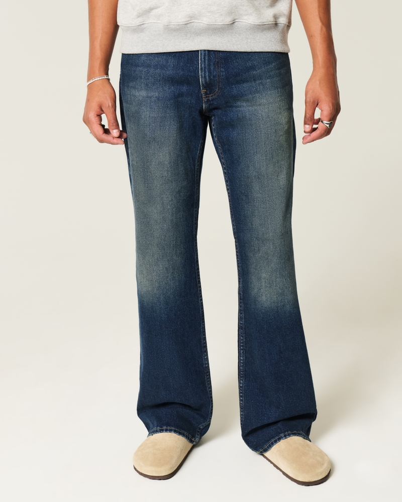 Dark Wash Relaxed Boot Jeans