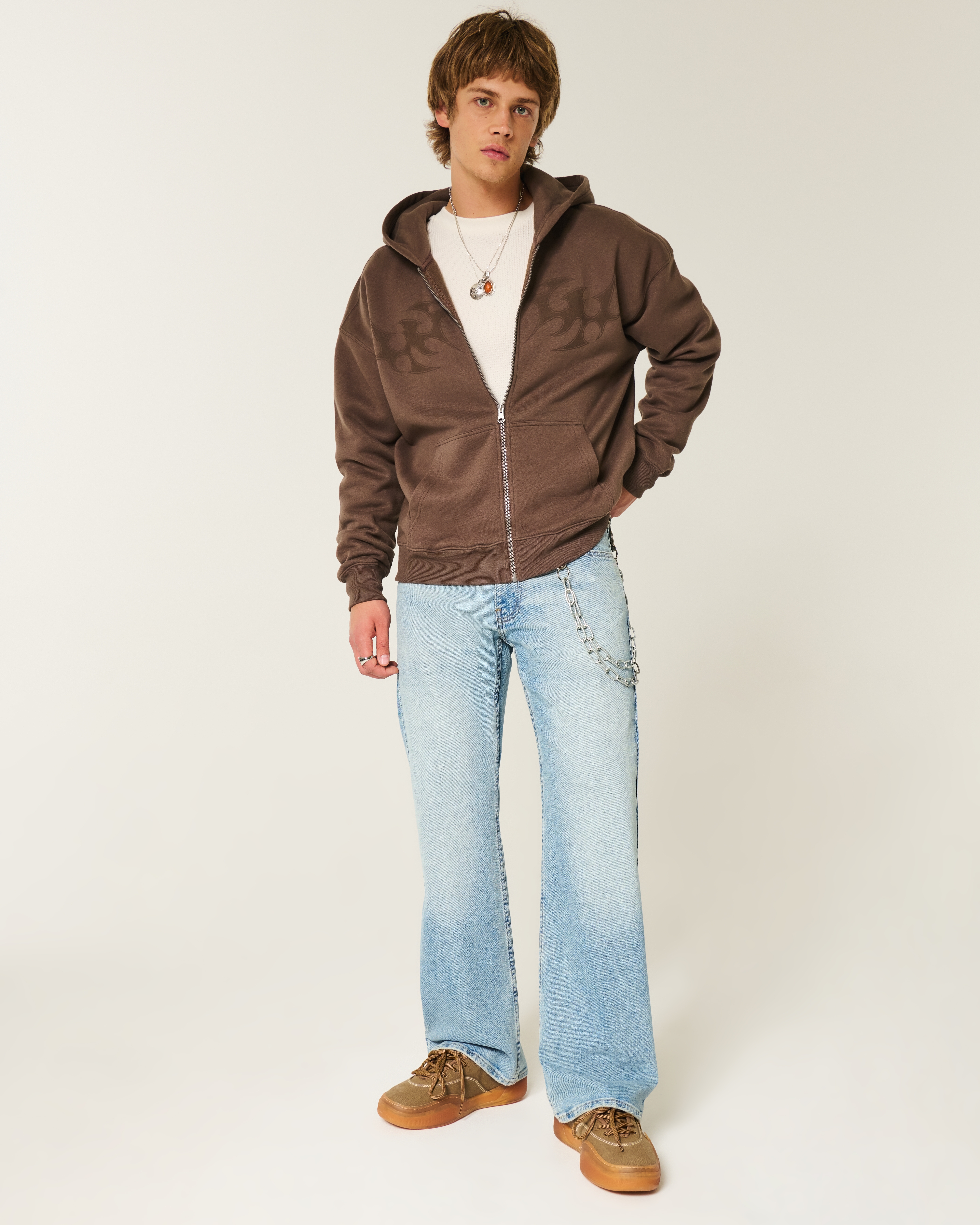 Light Wash Relaxed Boot Jeans