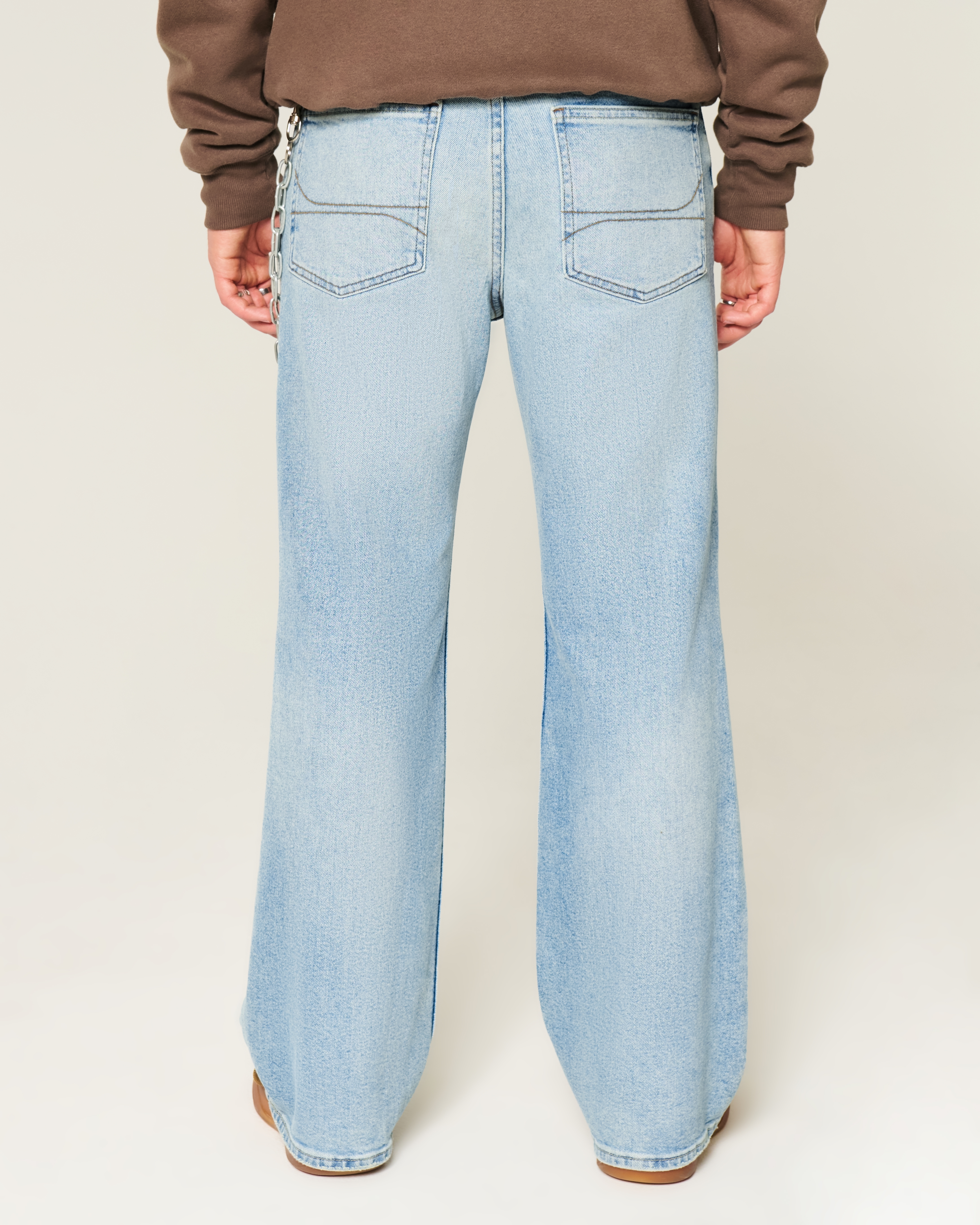 Light Wash Relaxed Boot Jeans