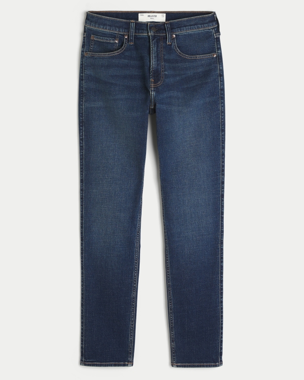 Skinny Jeans in dunkler Waschung, Dunkel view 1
