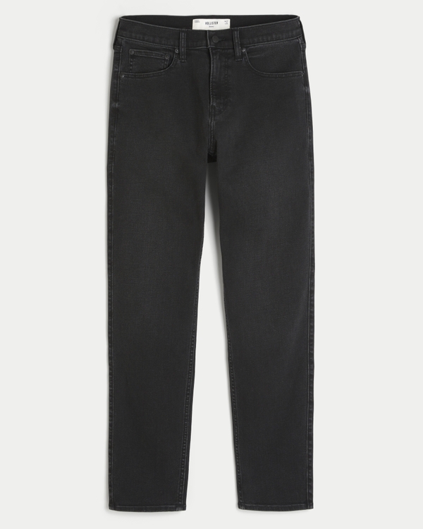 Verwaschene schwarze Skinny Jeans, Schwarze Waschung view 1