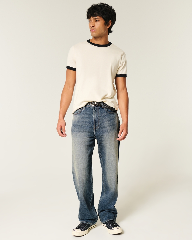 Spider Graphic Baggy Jeans
