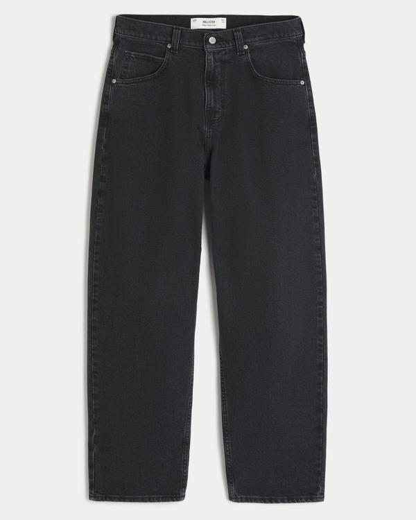 Washed Black Skater Baggy Jeans, Washed Black view 1