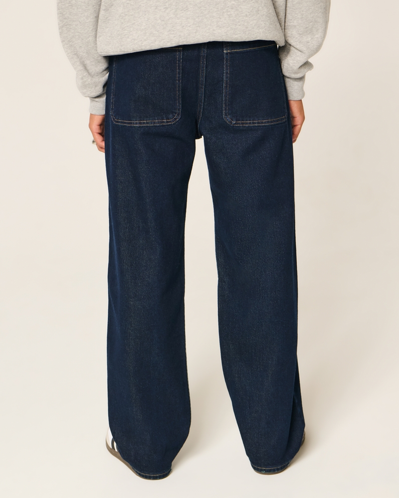 Men's Rinse Baggy Jeans | Men's Bottoms | HollisterCo.com