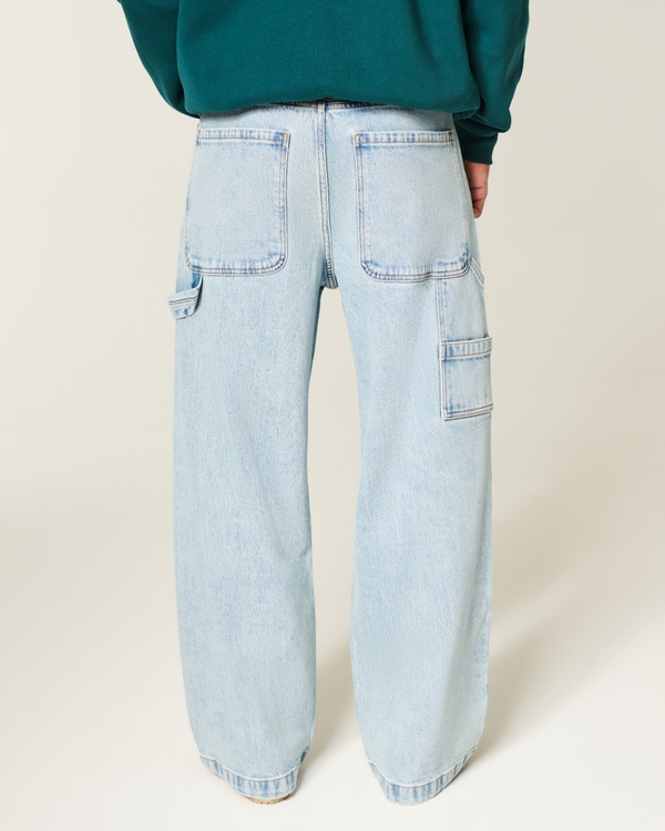 Light Wash Super Baggy Painter Jeans