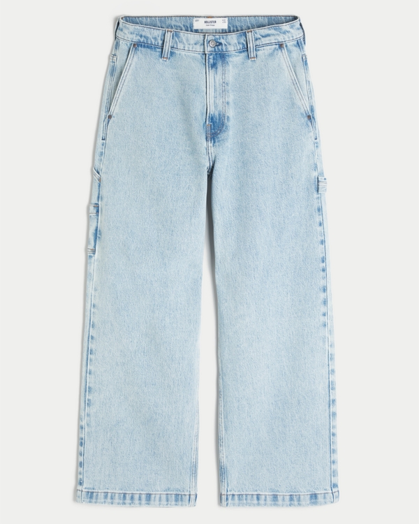 Light Wash Super Baggy Painter Jeans