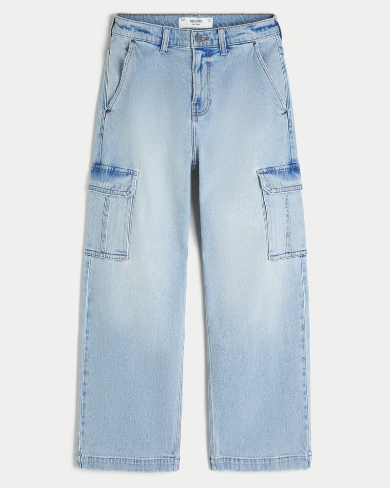 Men's Super Baggy Cargo Jeans | Men's Clearance | HollisterCo.ca