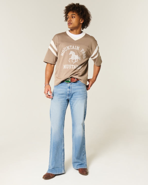 Medium Wash Flare Jeans, Medium view 2