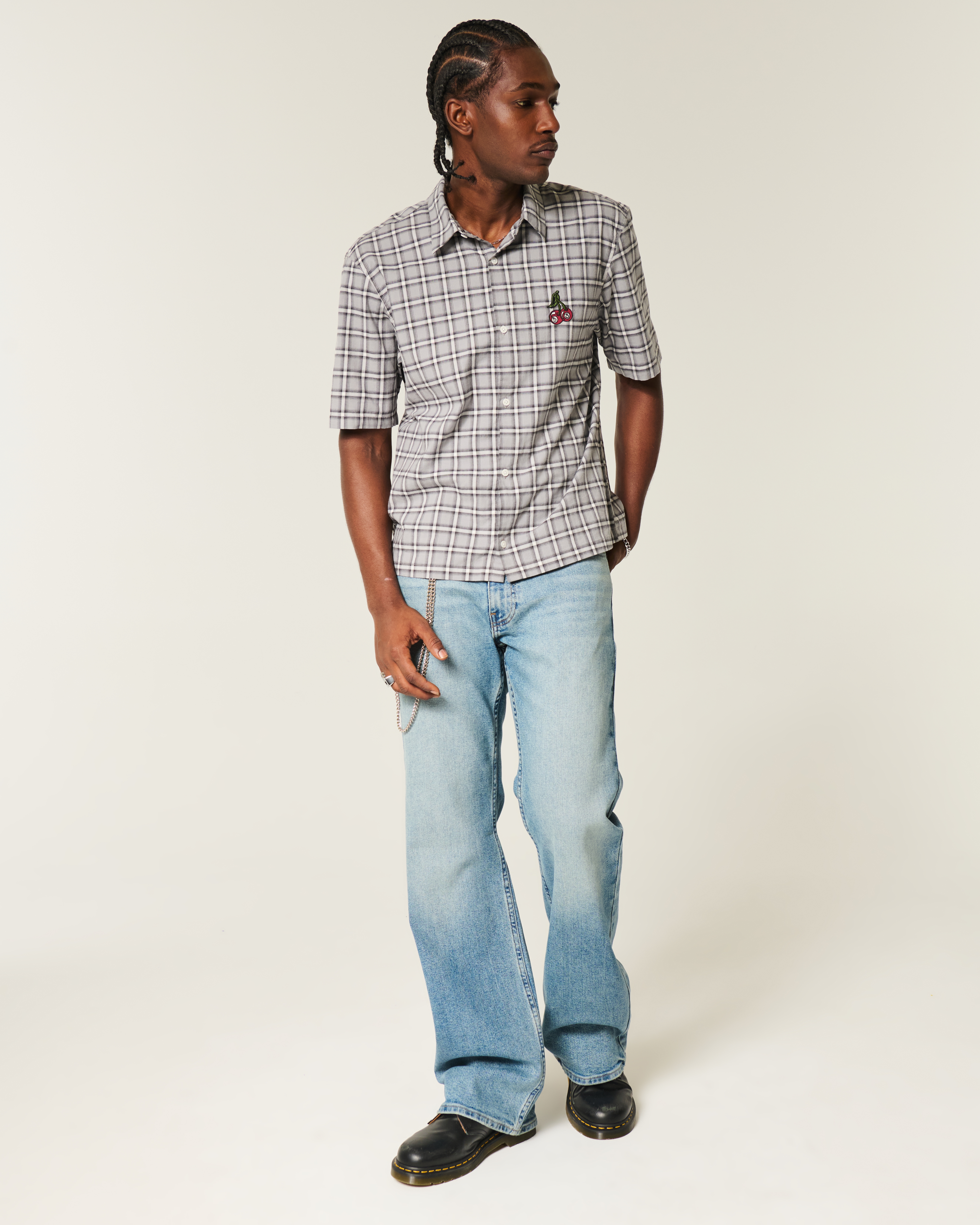 Medium Wash Relaxed Boot Jeans