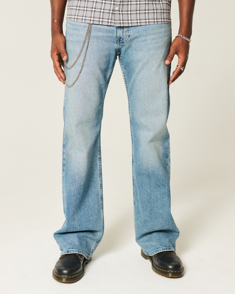Medium Wash Relaxed Boot Jeans
