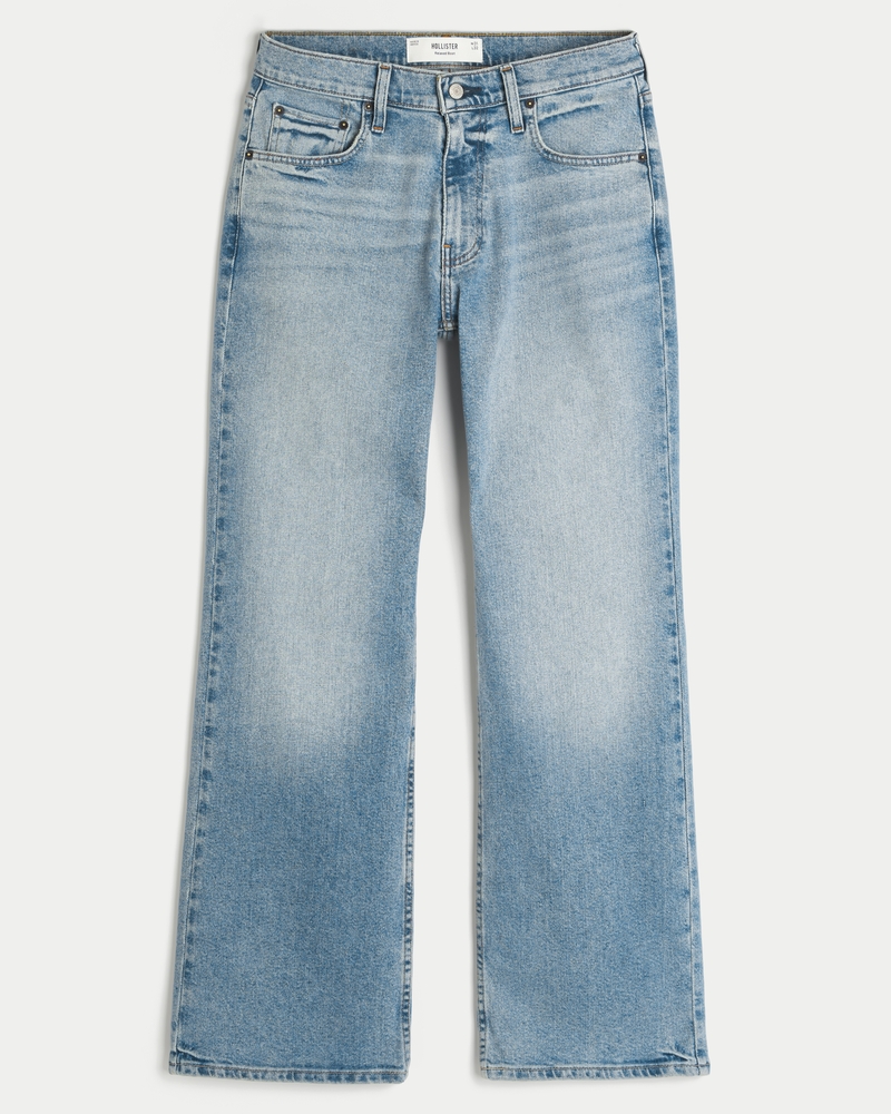 Medium Wash Relaxed Boot Jeans