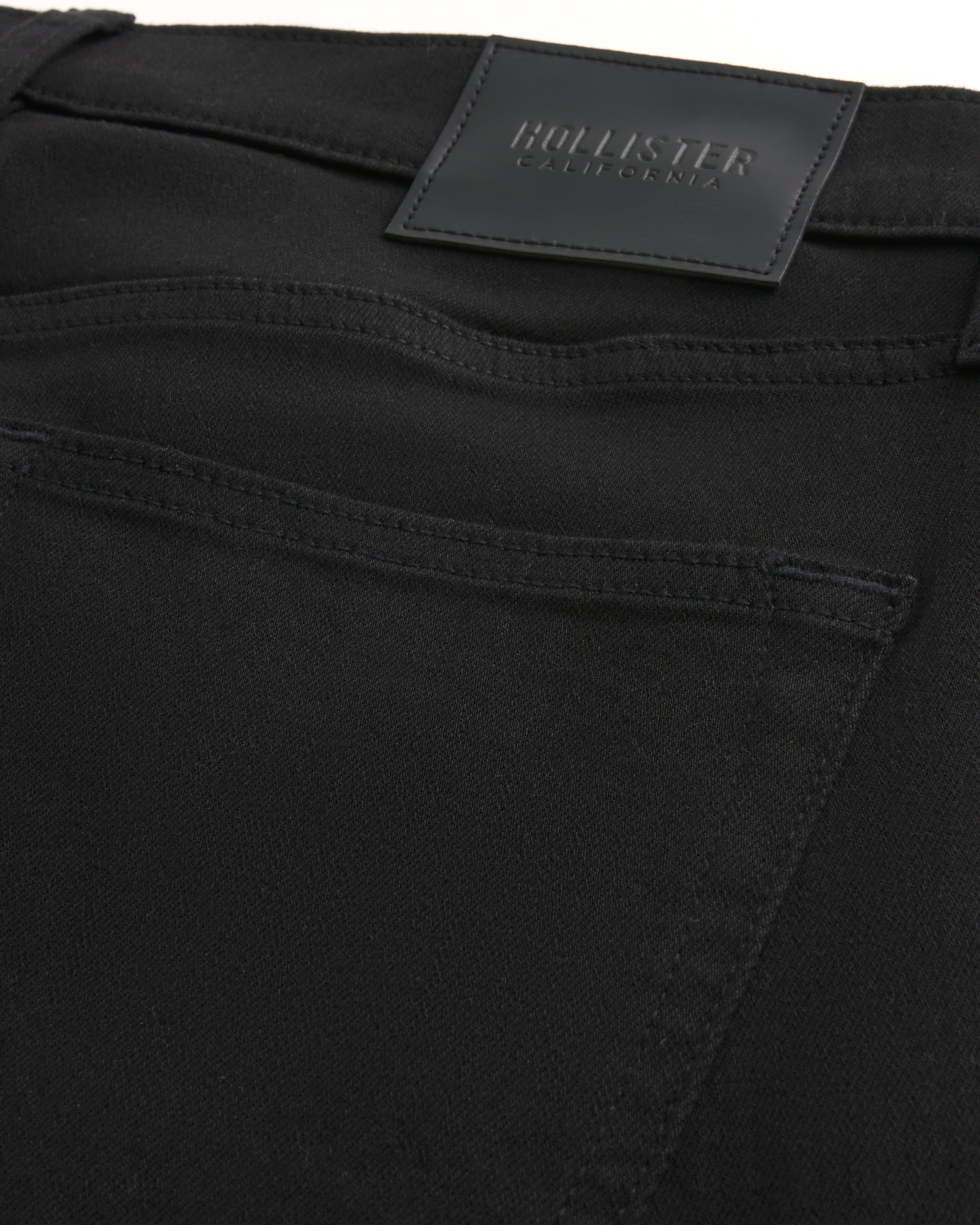 Black No Fade Athletic Skinny Jeans