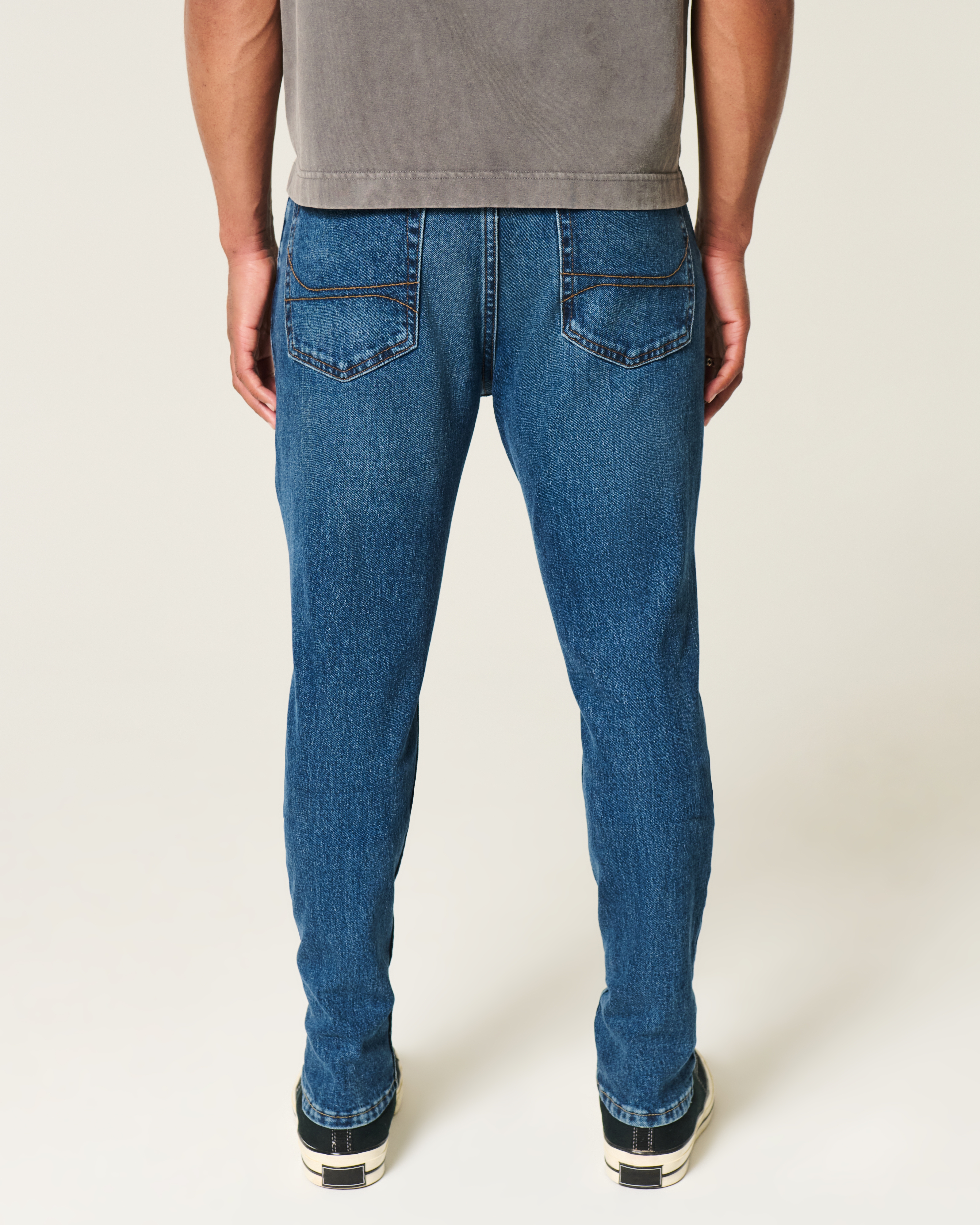 Dark Wash Athletic Skinny Jeans