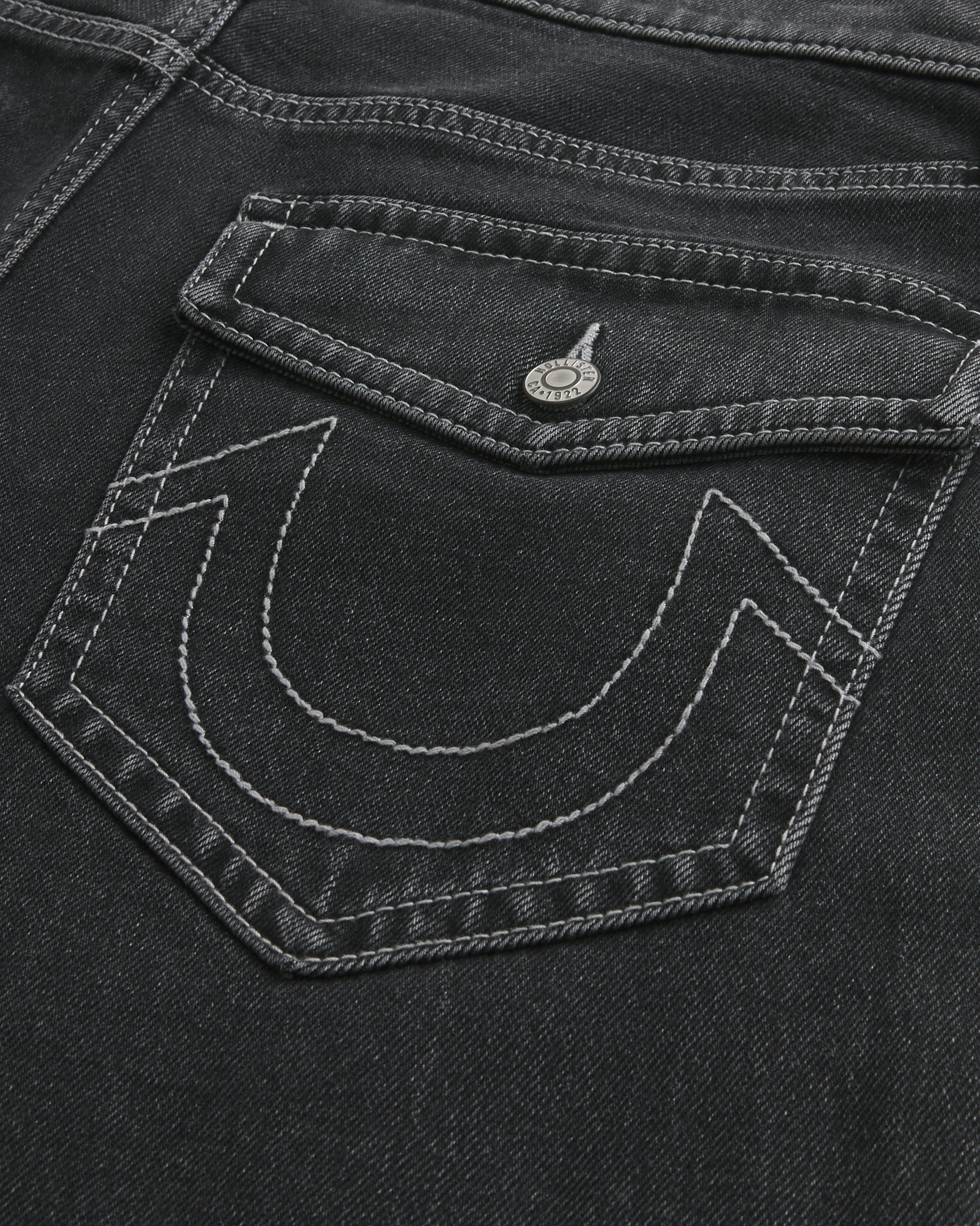 Washed Black Baggy Jeans