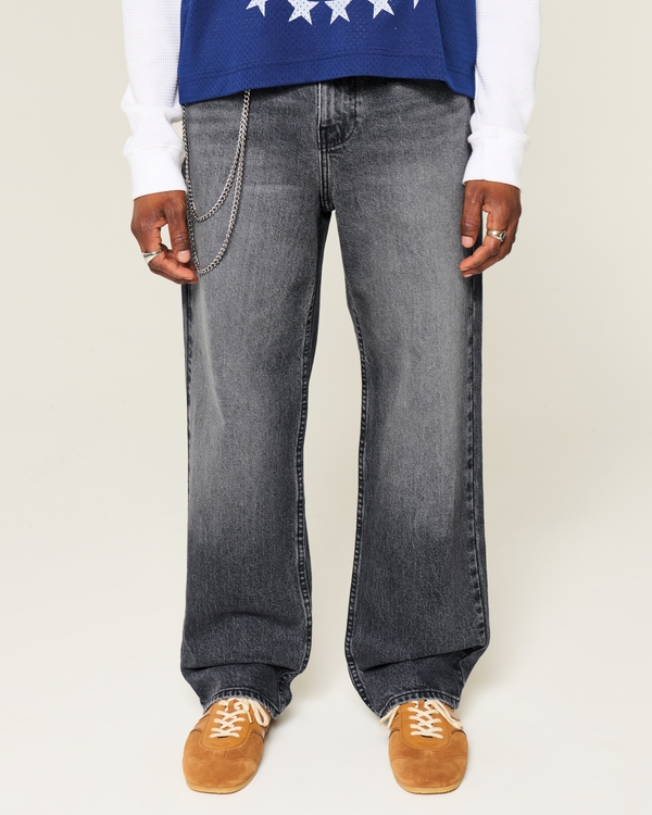 Washed Black Baggy Jeans, Washed Black view 2