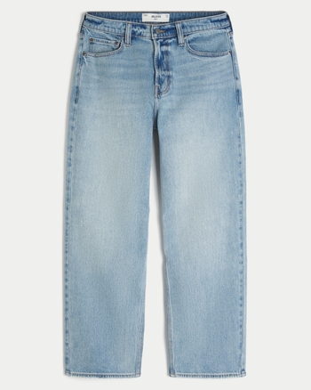 Men's Spider Embroidery Baggy Jeans | Men's Bottoms | HollisterCo.com