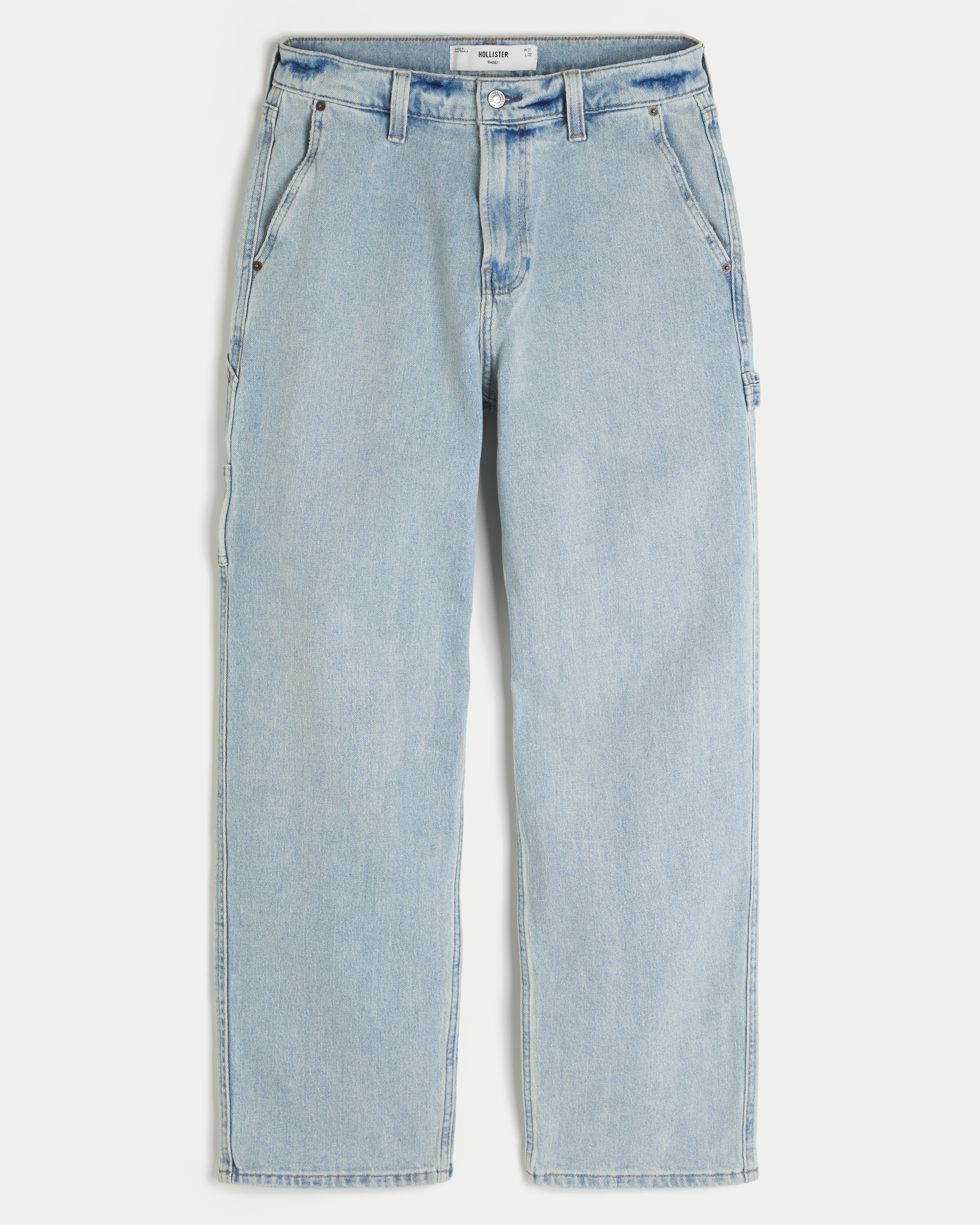 Light Wash Baggy Painter Jeans