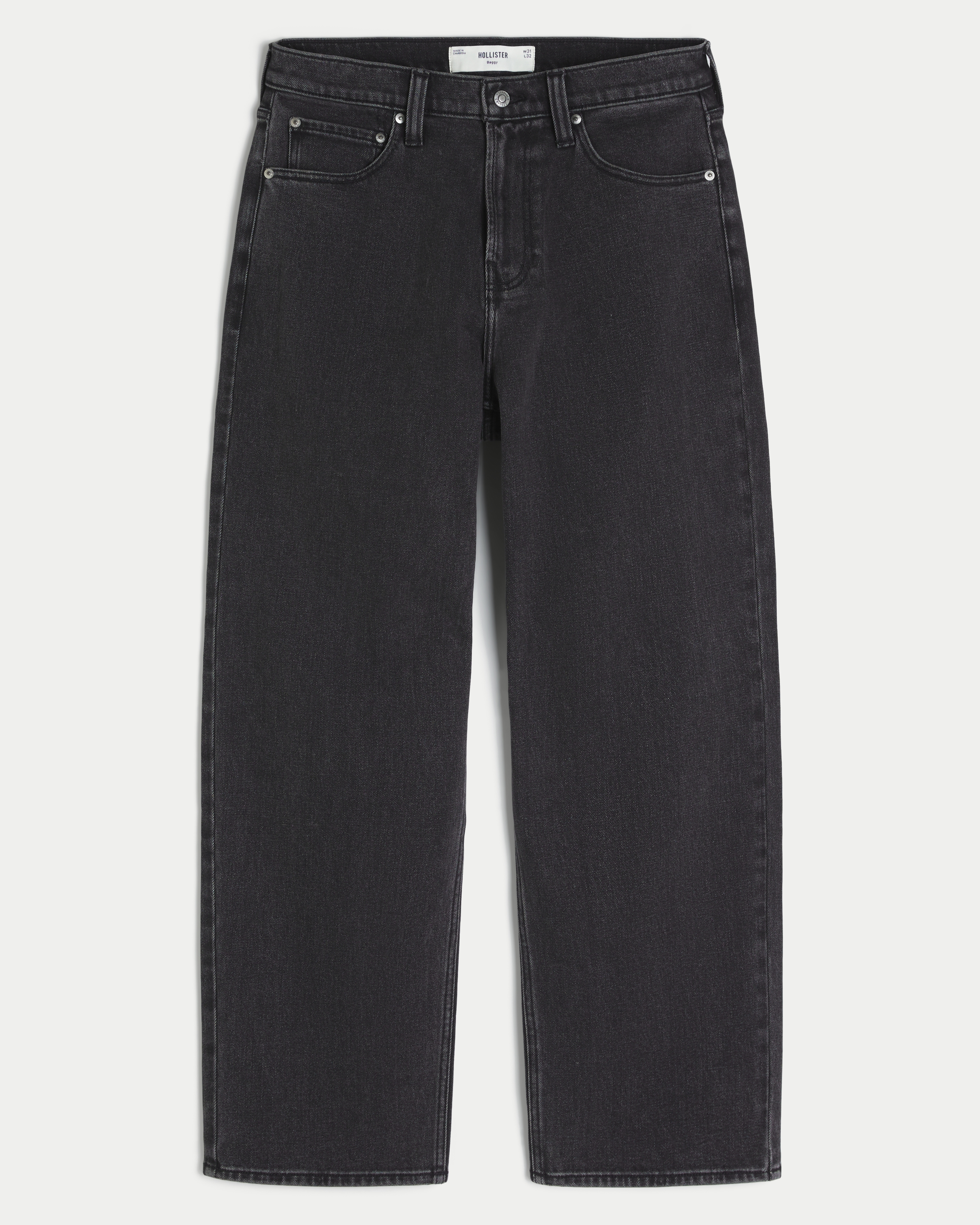 Washed Black Dodge Hellcat Graphic Baggy Jeans