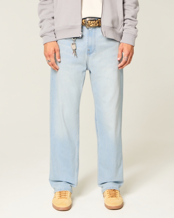 Light Wash Baggy Jeans, Light view 2