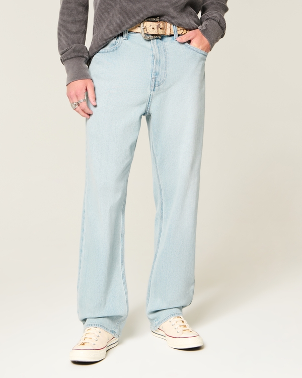 Light Wash Baggy Jeans, Light view 2