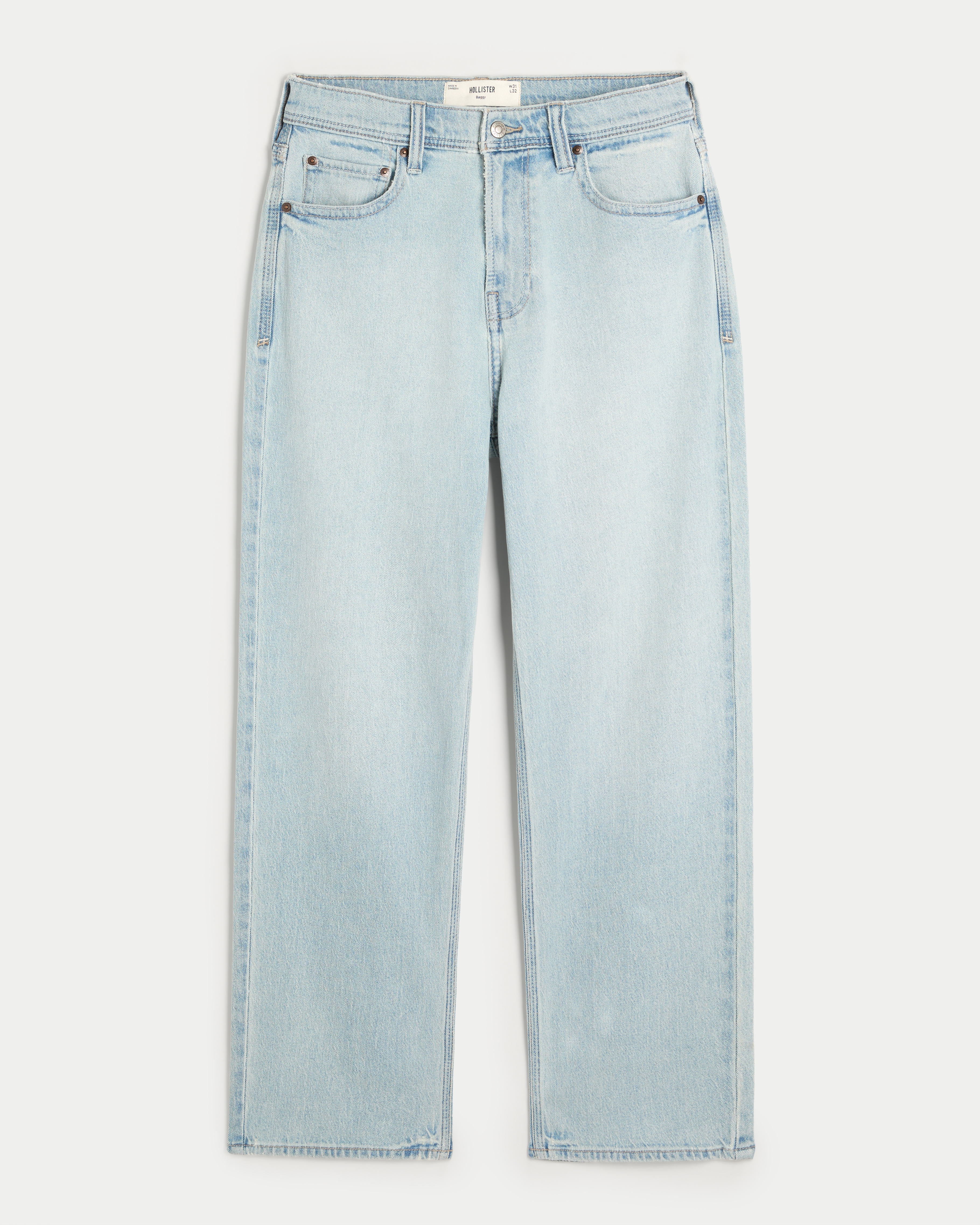 Light Wash Baggy Jeans