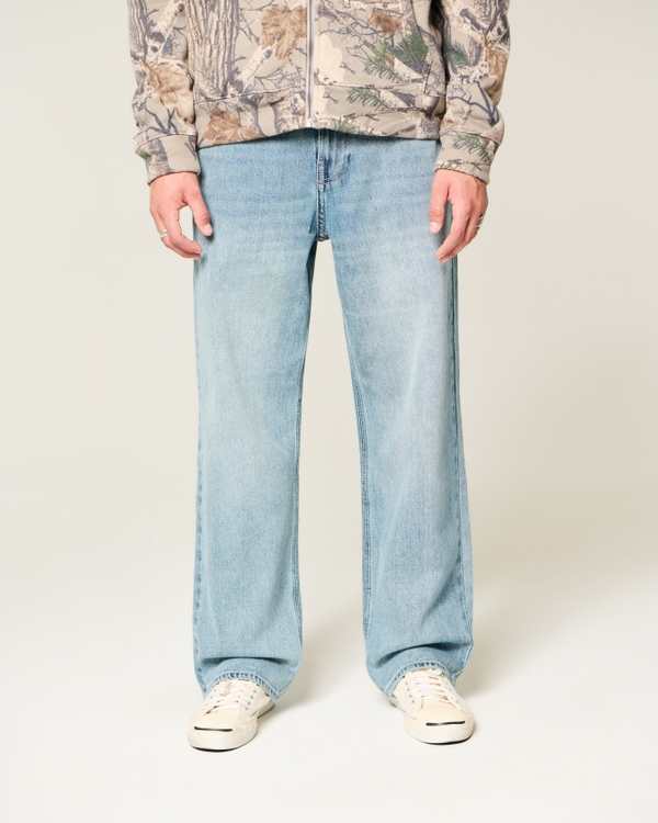 Medium Wash Baggy Jeans, Medium view 2