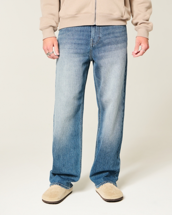 Dark Wash Baggy Jeans, Dark view 2