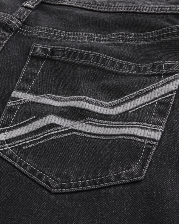 Washed Black Baggy Jeans