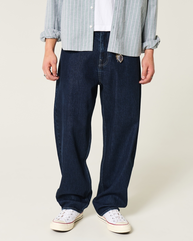 Dark Wash Baggy Skater Jeans