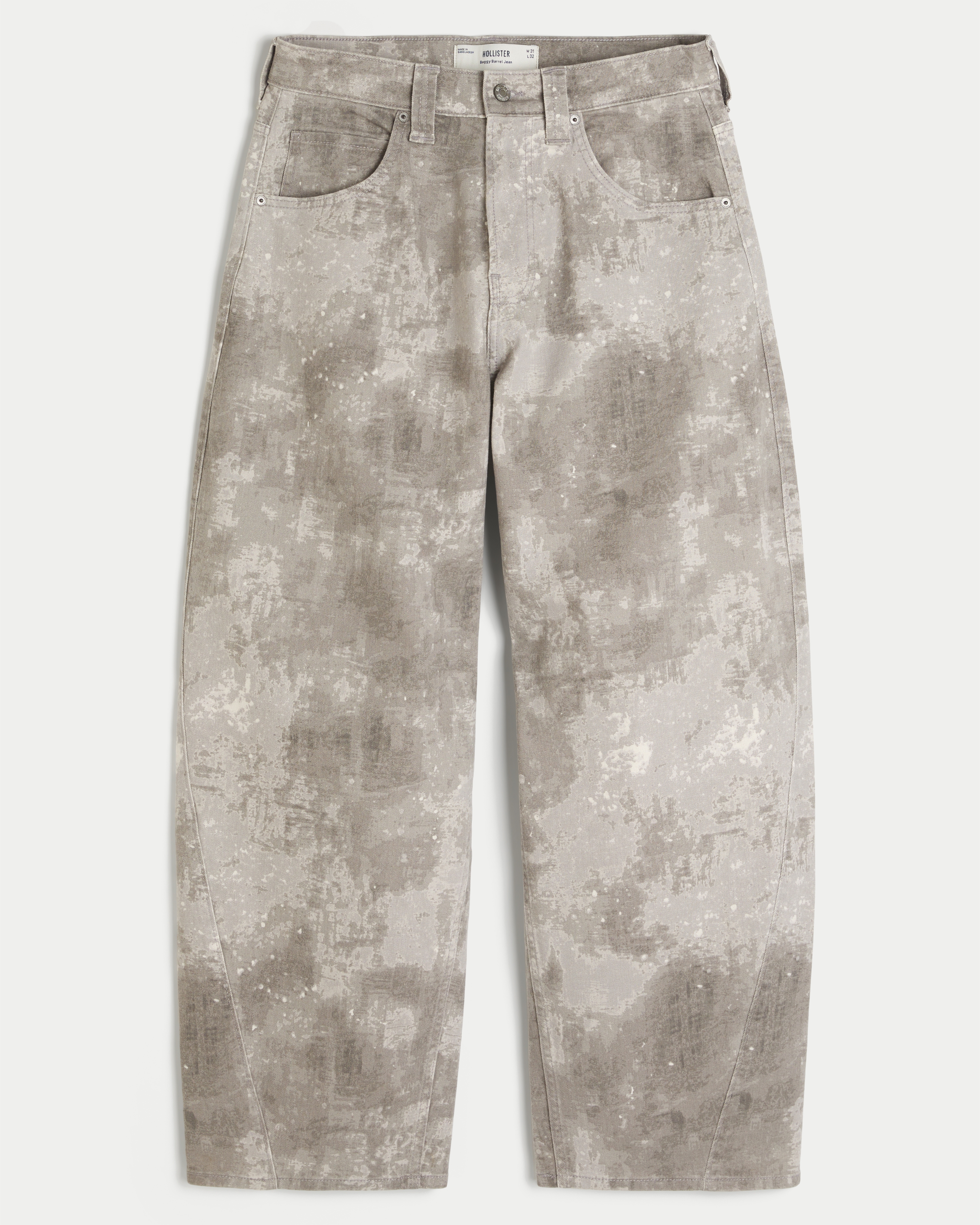 Camo Barrel Jeans