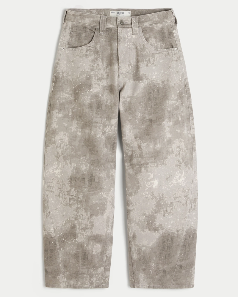 Camo Barrel Jeans