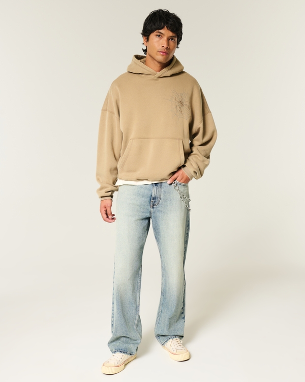 Medium Wash Baggy Jeans, Medium view 1