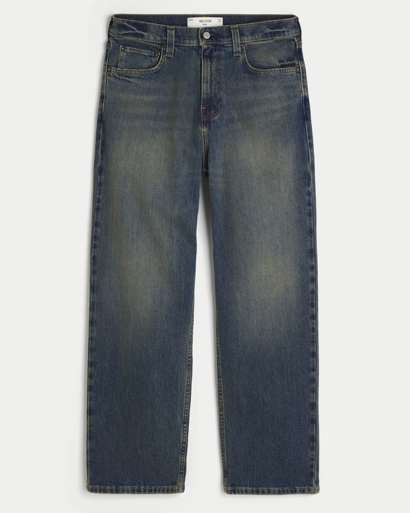Dark Wash Baggy Jeans