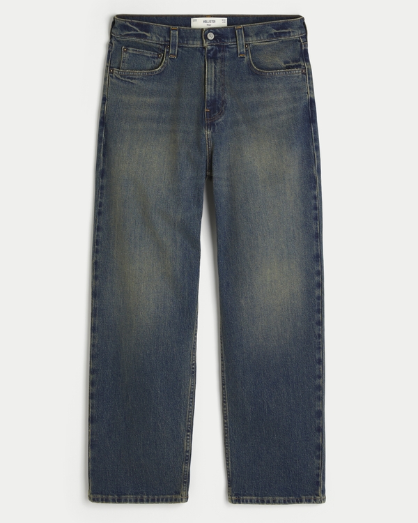 Dark Wash Baggy Jeans, Dark Tint view 1