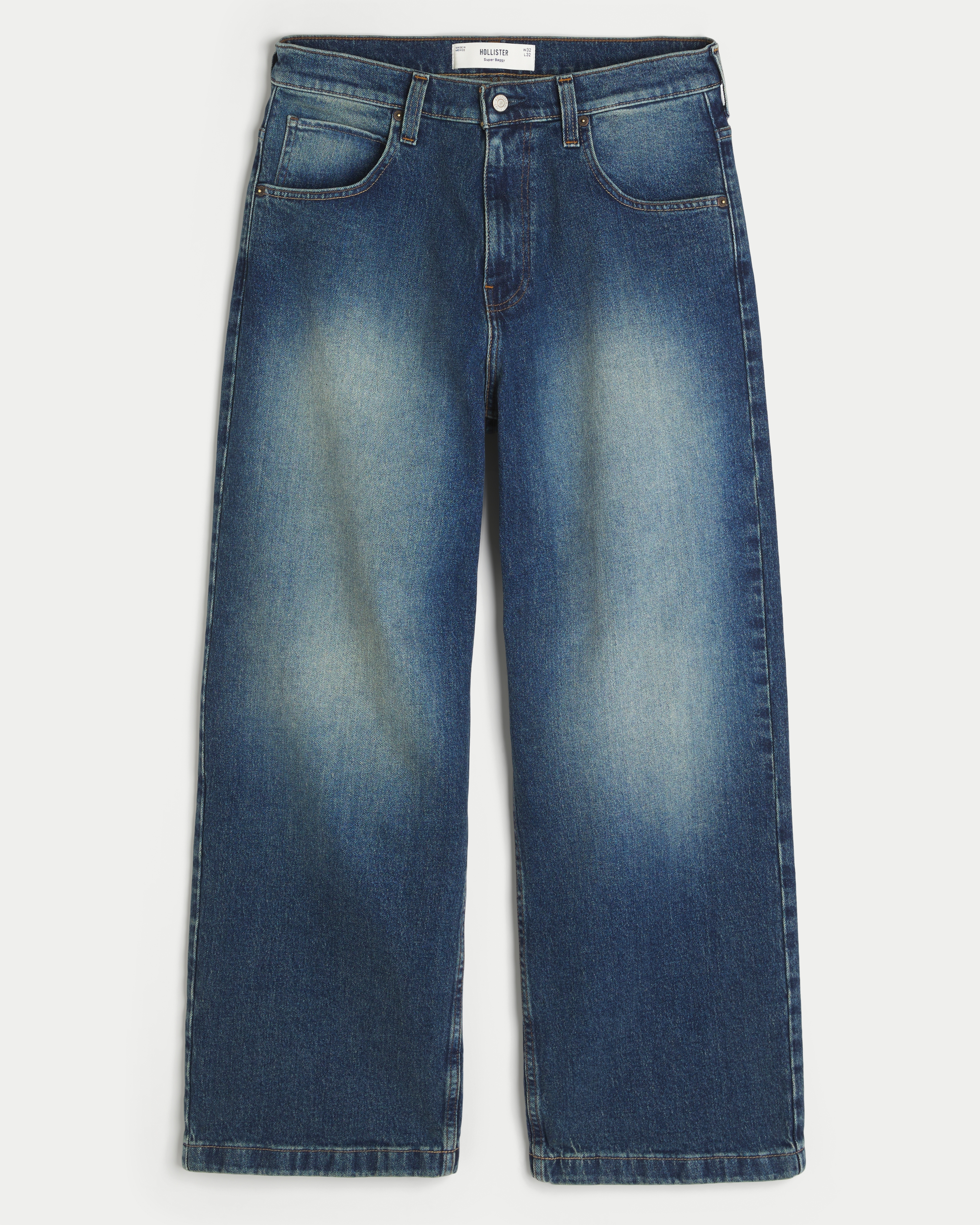 Dark Wash Super Baggy Jeans