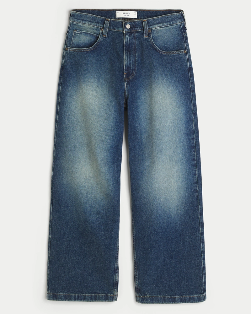 Dark Wash Super Baggy Jeans