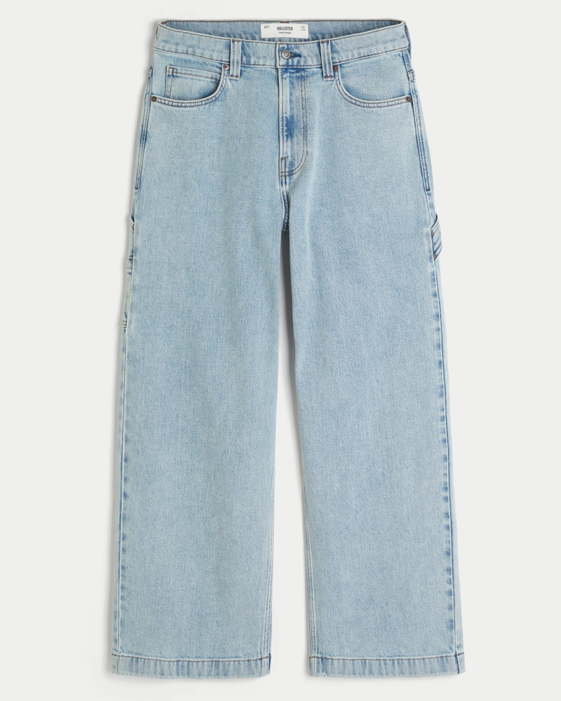 Light Wash Super Baggy Painter Jeans