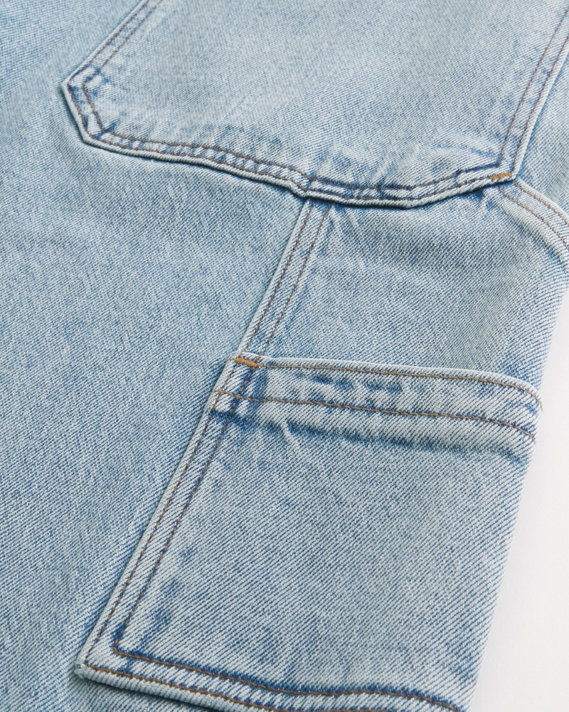Light Wash Super Baggy Painter Jeans