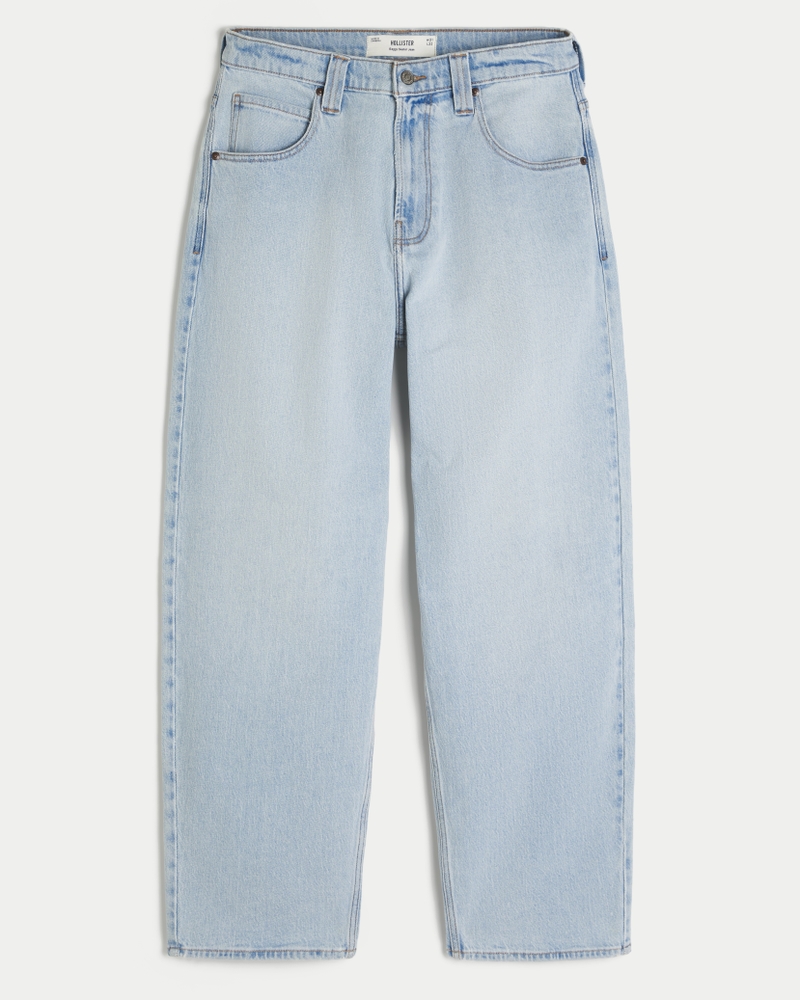 Light Wash Skater Baggy Jeans