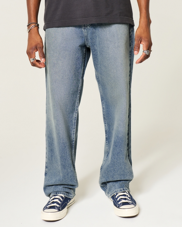 Medium Wash Baggy Jeans, Medium view 2