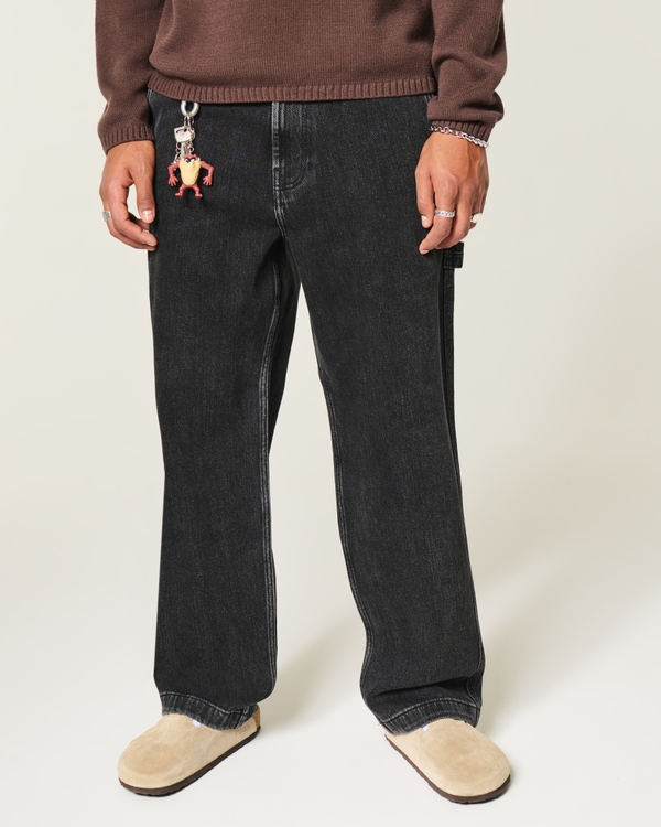Men's Black baggy Painter Jeans | Men's Bottoms | HollisterCo.com