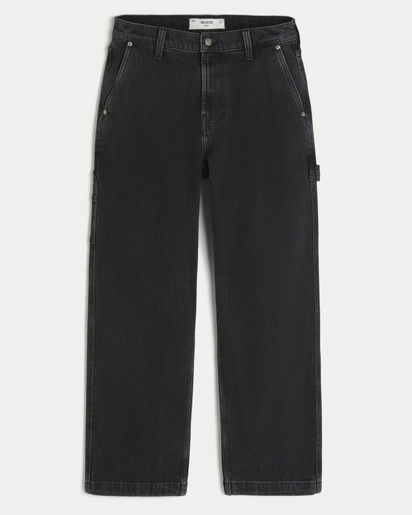 Men's Black baggy Painter Jeans | Men's Bottoms | HollisterCo.com
