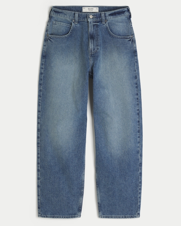 パンツ SOLO PURE BUGGY JEANS made in U.S.A. Men's Medium Wash Skater Baggy Jeans | Men's Bottoms | HollisterCo.ca