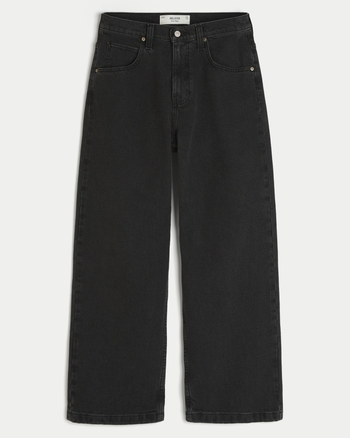 Black Super Baggy Jeans