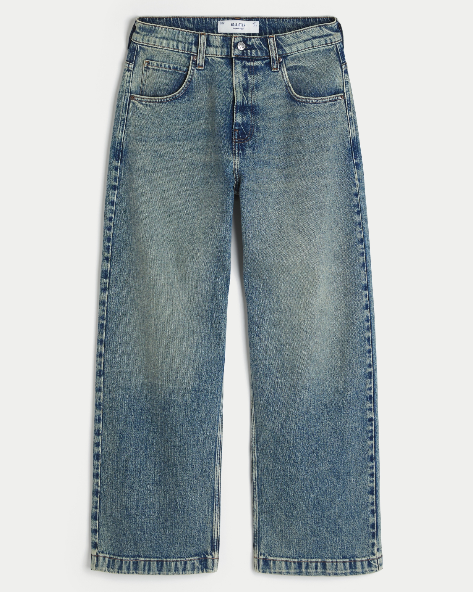 メンズ スーパーバギージーンズ | メンズ セール | HollisterCo.com